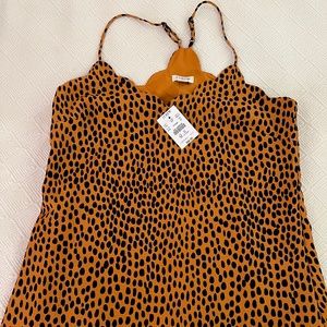 J Crew Scalloped Tank